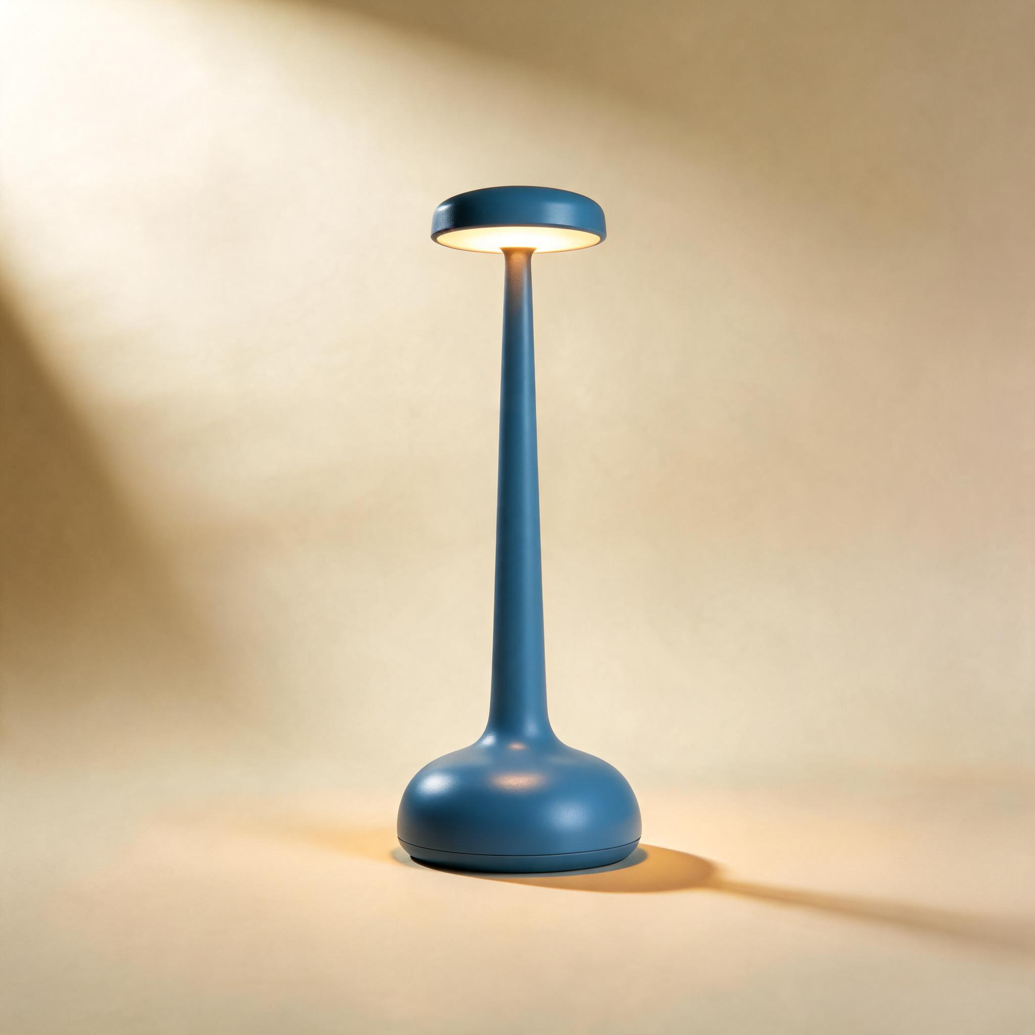 HétényLume | Lampe de Table Rechargeable — Bleu