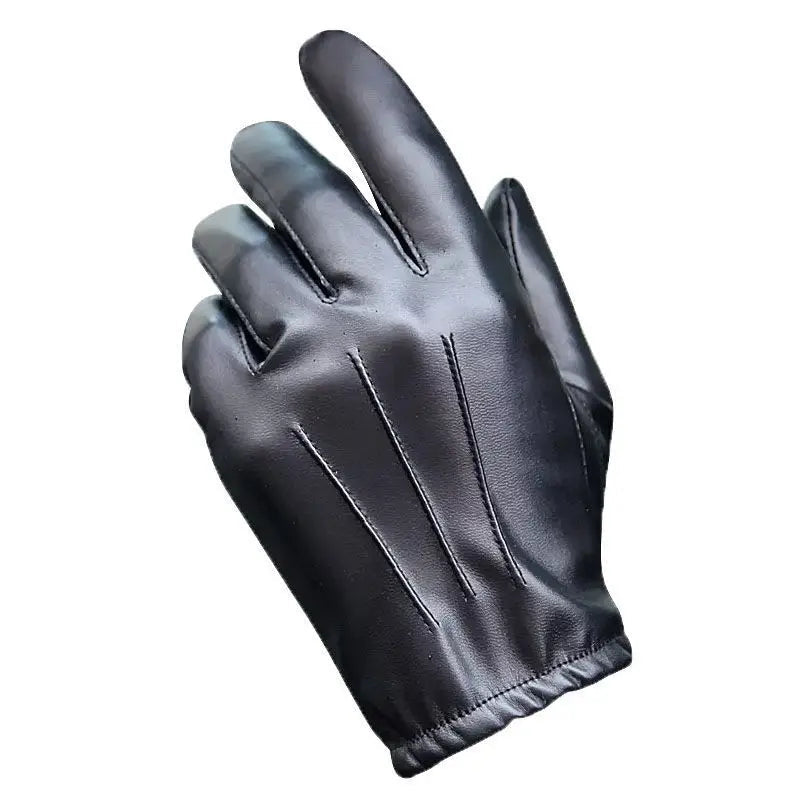 Men's Touch Screen Leather Driving Gloves