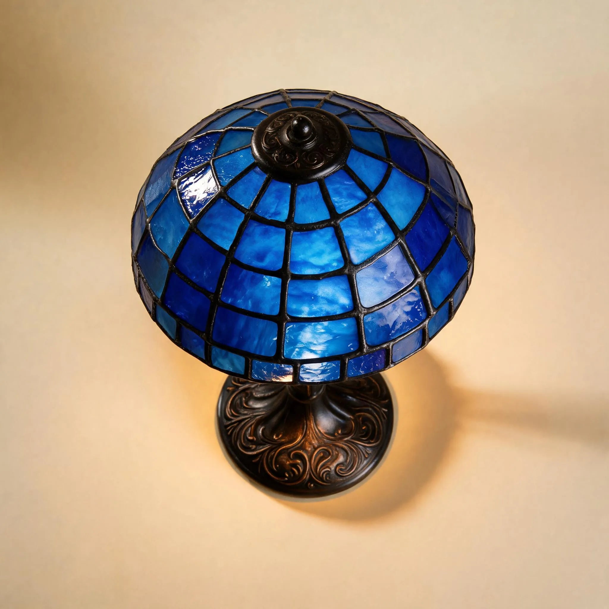Élod | Lampe à Motifs Colorés — vue de dessus