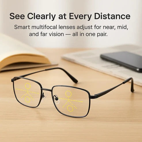Progressive Multifunction Glasses
