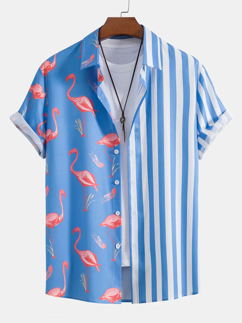 Chemise à rayures flamenco