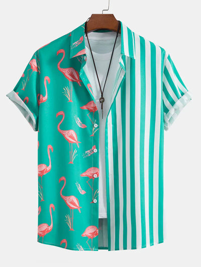 Chemise à rayures flamenco
