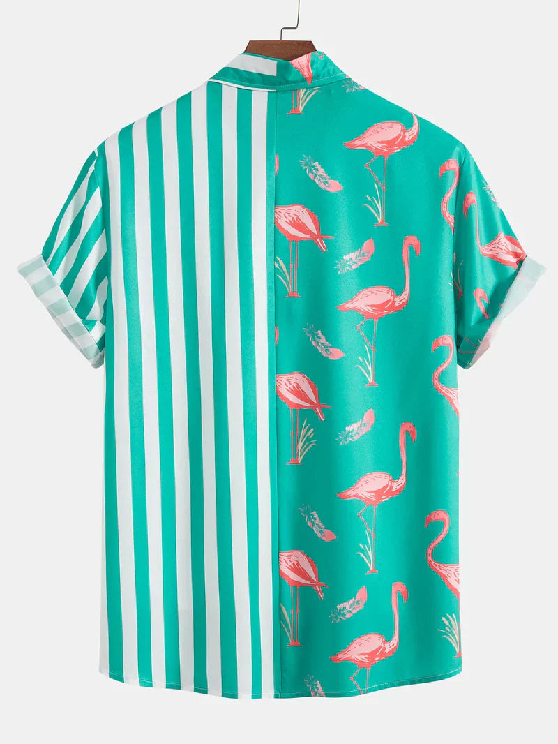 Chemise à rayures flamenco
