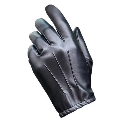 Men's Touch Screen Leather Driving Gloves