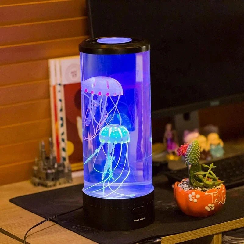 Jellyfish lamp with a soothing, ocean-inspired atmosphere