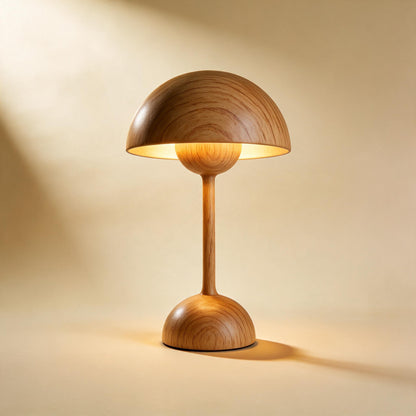 Fungéa | Lampe de Chevet Champignon en Bois