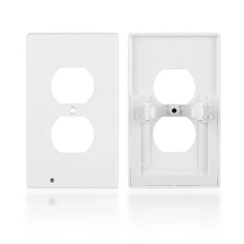 4 Pack Outlet Wall Plate With Led Night Lights