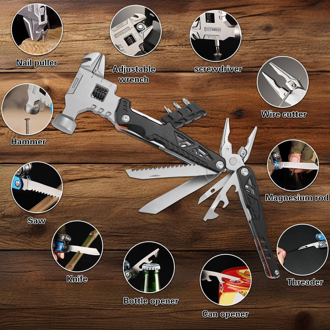 Multifunctional Wrench Hammer