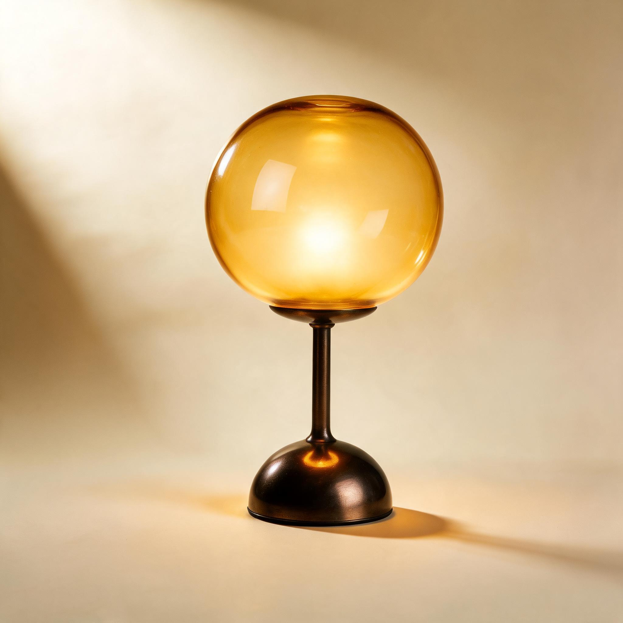 Orenzo | Lampe Rétro en Verre — vue de dos